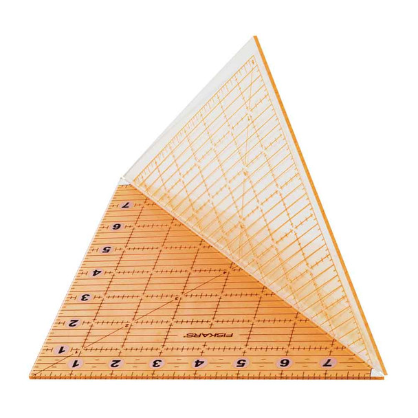 Folding Square Quilting Ruler | Fiskars | 8" x 8" - Triangle