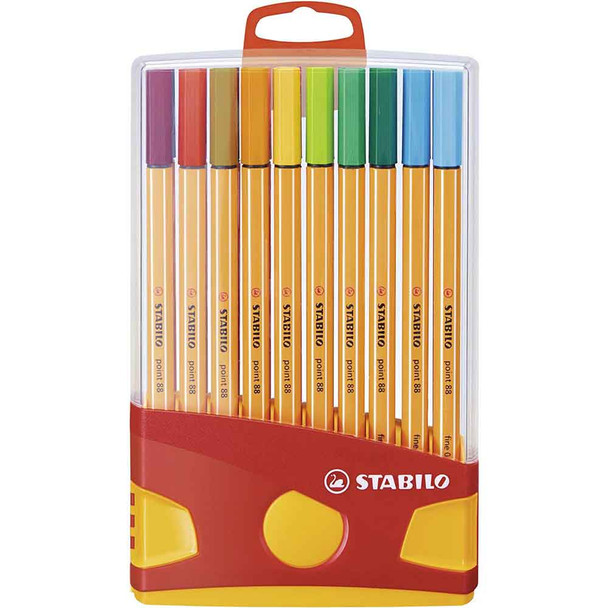 Stabilo Point 88 ColorParade Fineliner Markers Pens, Set of 20 Pens - Main