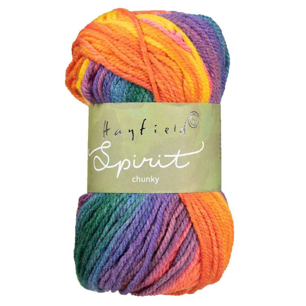 Hayfield Spirit Chunky Knitting Yarn | 400 Zest