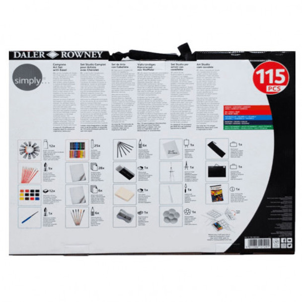 Daler Rowney Simply. . . Complete Art Set - Back