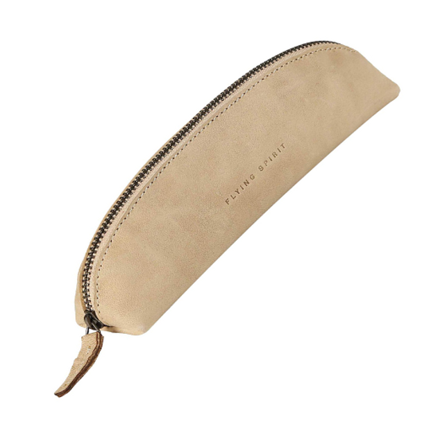 Leather Pencil Case | Triangle Shape | Flying Spirit