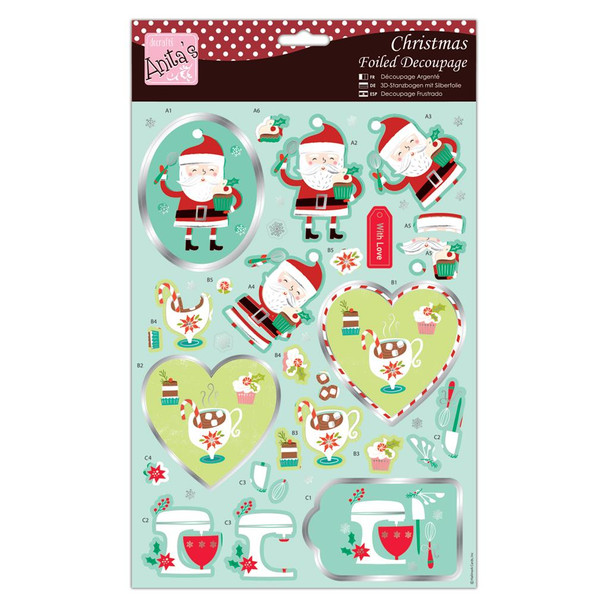 Anita's | Foiled Decoupage | Christmas Sweet Treats