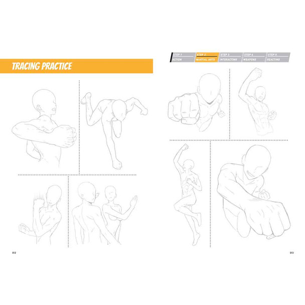 The Complete Guide to Drawing Action Manga Drawing Book by Shoco & Makoto Sawa 