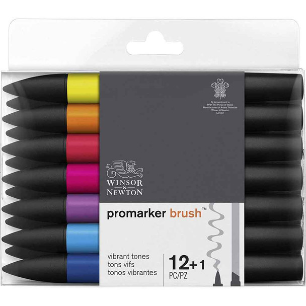 Winsor & Newton Promarker Brush Sets 12pcs + 1 free | Various Types - Main