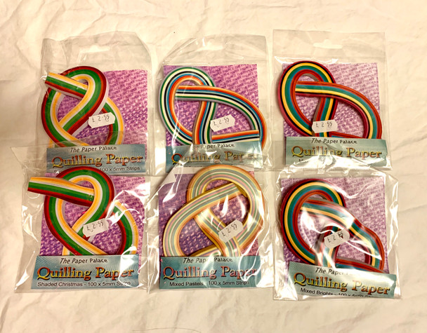 The Paper Palace Quilling Paper, 5mm Wide Strips x 100 Strips | Main Image