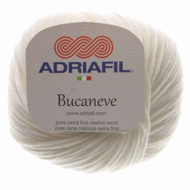 Adriafil Bucaneve DK Merino Knitting Yarn, 50g Balls | 11 Cream