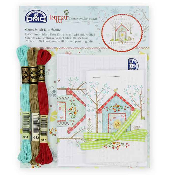 Home | Tamar Cross Stitch Kit | 20.30 x 20.30cm | DMC - 