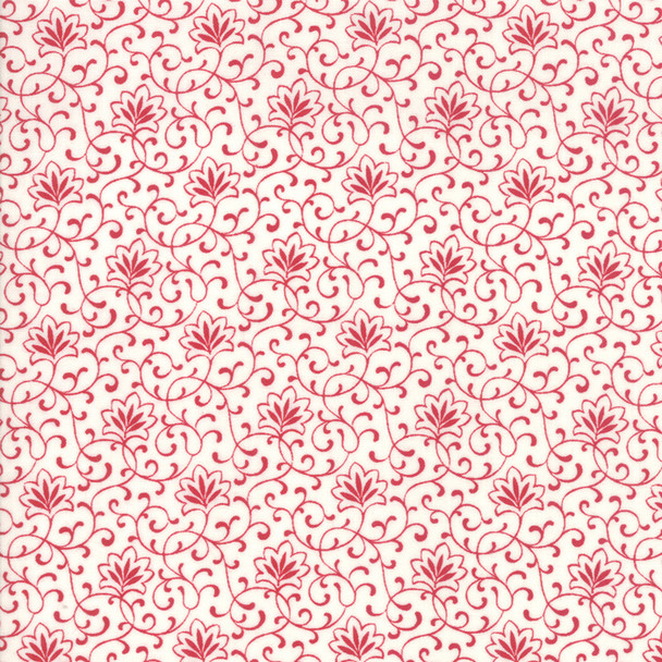 My Redwork Garden | Bunny Hill | Moda Fabrics | Jelly Roll | 2955-13