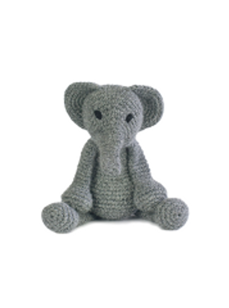 Toft Amigurumi Crochet Kits | Edward's Menagerie Animals | Kerry Lord | Bridget the Elephant - Level 1 (Complete Beginner)