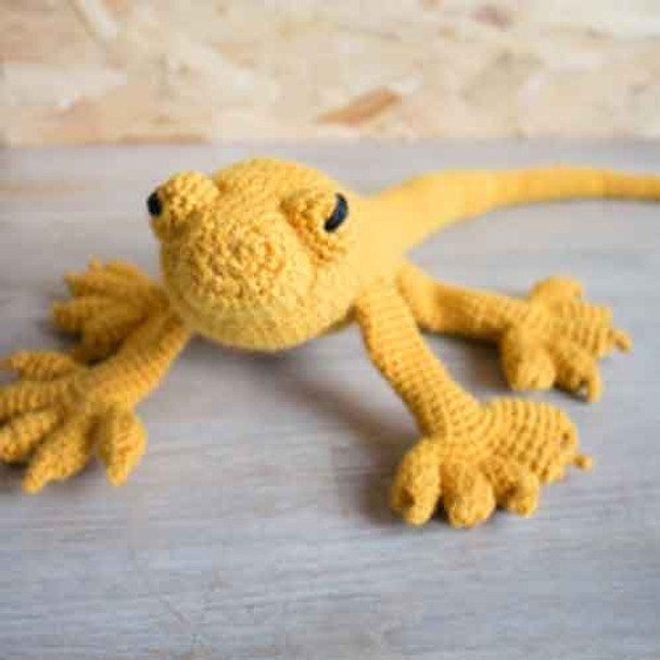 Toft Amigurumi Crochet Kits | Edward's Menagerie Animals | Kerry Lord | Roy the Hand-Dyed Gecko 
