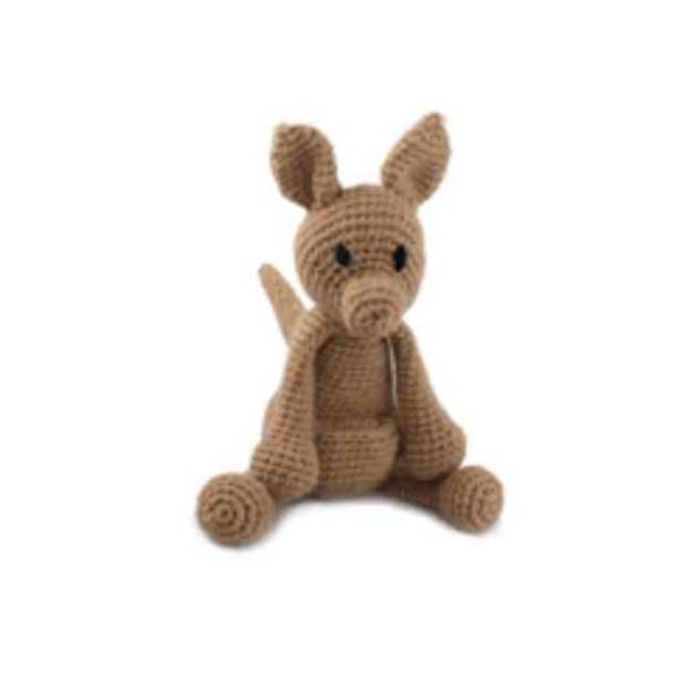 Toft Amigurumi Crochet Kits | Edward's Menagerie Animals | Kerry Lord | Shiela the Kangaroo - Level 1 (Complete Beginner)