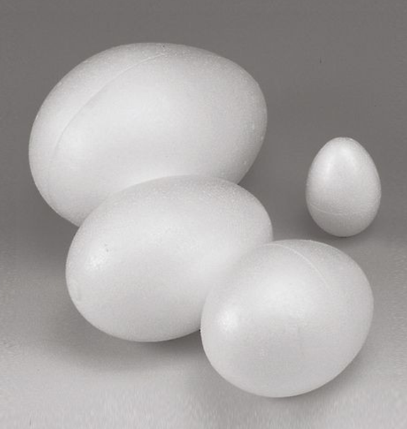  Polystyrene Eggs | Creative Emotions , Efco | Various Sizes