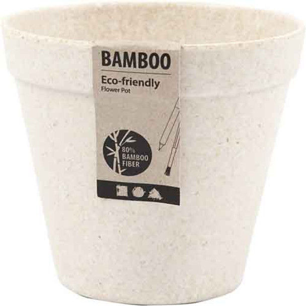 Bamboo Fibers Flower pot | 11cm x 10cm