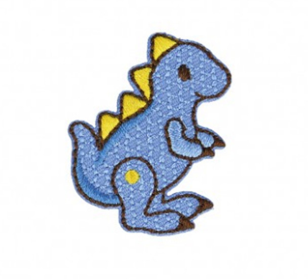 Blue Dinosaur | Iron on Motif