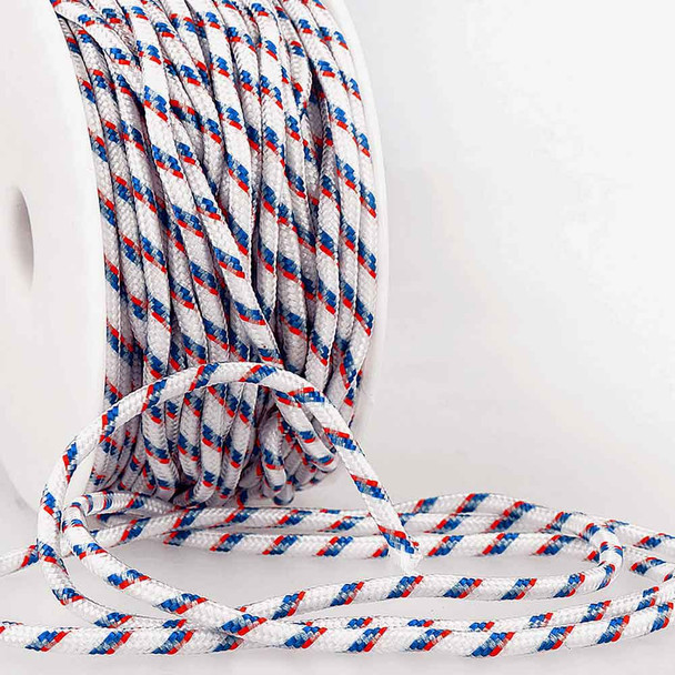 Multicoloured Paracord | Groves | White / Red / Blue