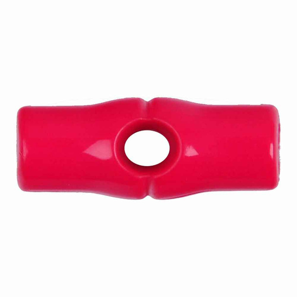 Plastic Bamboo Look Toggle Buttons | 25 mm | Rich Pink