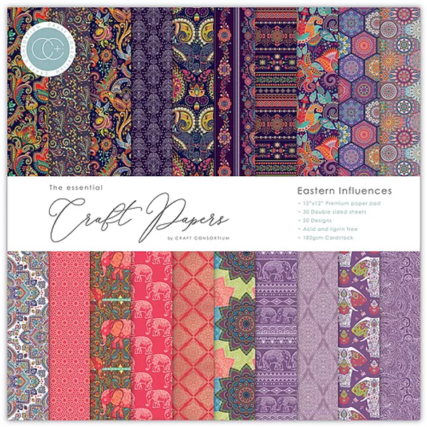 Craft Consortium | The Essential Craft Papers | Eastern Influences | 12" x 12"