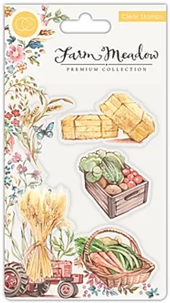 Craft Consortium | Farm Meadow | Pick of the Crop Stamp Set