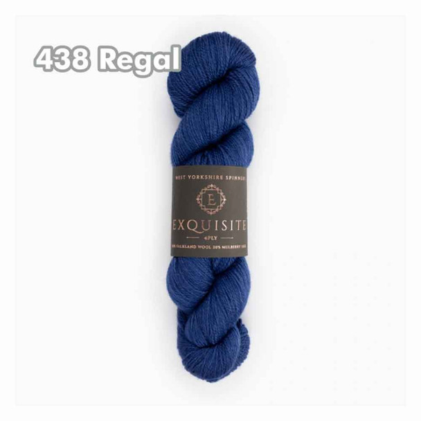 WYS Exquisite 4 Ply Knitting Yarn, 100g Hanks | Various Shades - 438 Regal