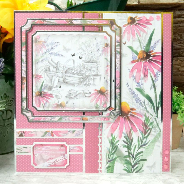 Hunkydory | Luxury Topper Set | An Artist's Garden | Plant a Little Happiness | Example