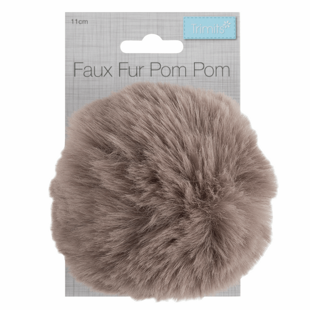 Trimits Faux Fur PomPoms | Mink 