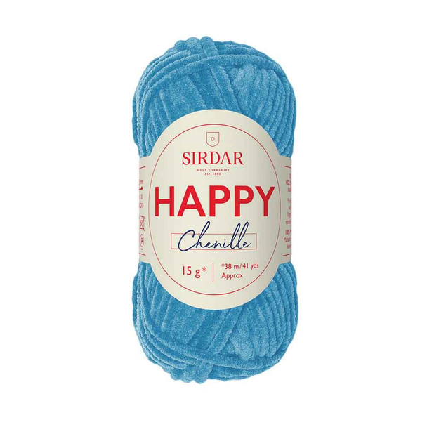 Sirdar Happy Chenille Yarn | 15g Balls | 026 Splash