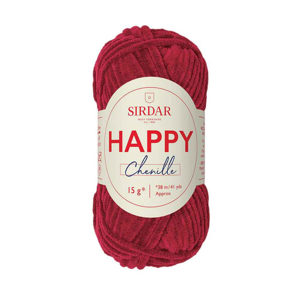 Sirdar Happy Chenille Yarn | 15g Balls | 031 Lollipop