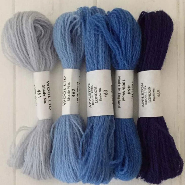 Appletons Crewel Wool in Skeins | Cornflower - Main Image