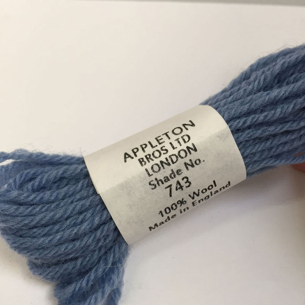 Appletons Crewel Wool in Skeins | 743 Bright China Blue