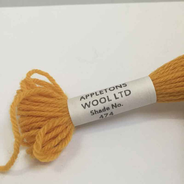 Appletons Crewel Wool in Skeins | 474 Autumn Yellow