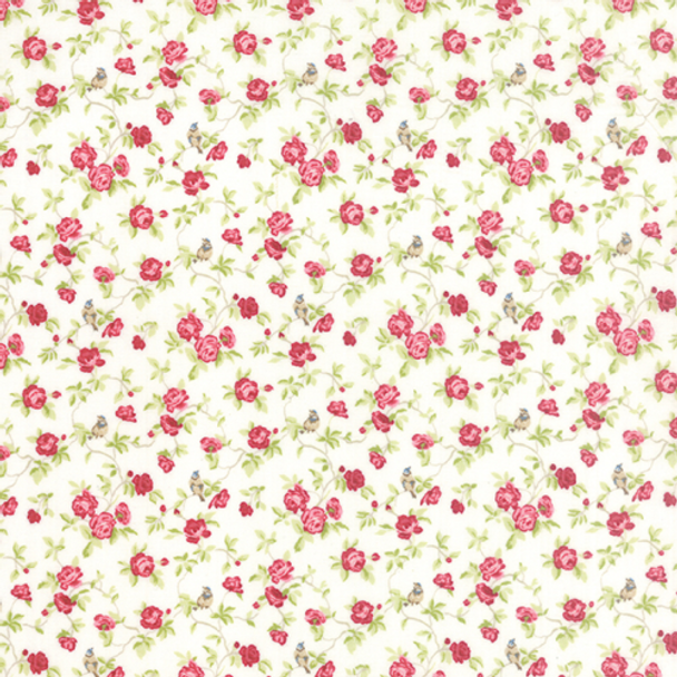 Windermere | Brenda Riddle | Moda Fabrics | Individual Fabrics | 18611-11 Roses on Cream