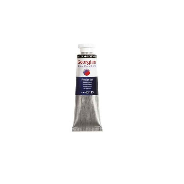 Daler Rowney | Georgian Water-Mixable Oils 37ml | Prussian blue