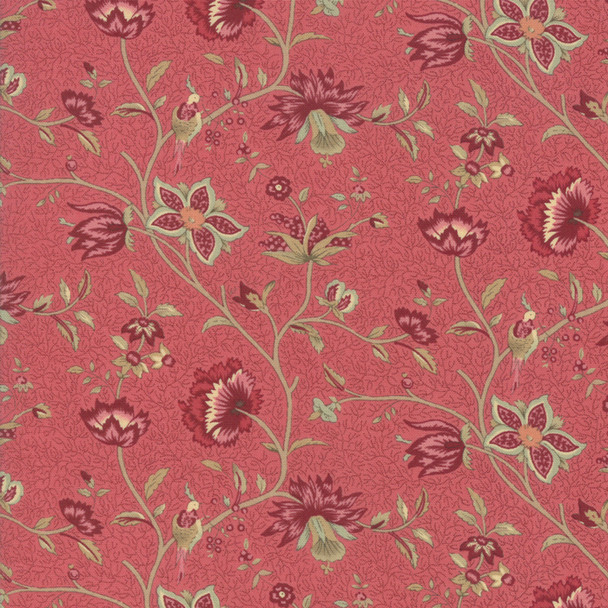 Le Beau Papillon | French General | Moda Fabrics | 13861-16 Faded Red