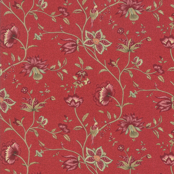  Le Beau Papillon | French General | Moda Fabrics | 13861-11 Faded Red