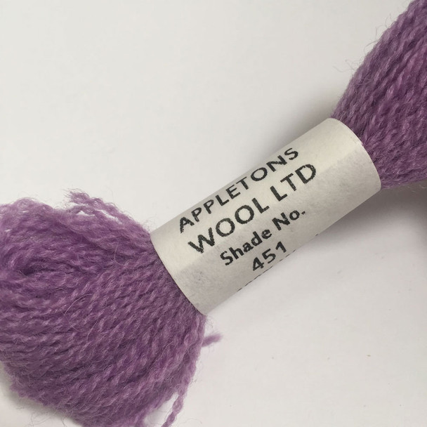 Appletons Crewel Wool in Skeins | 451 Bright Mauve