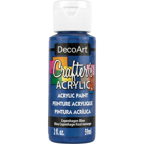 DecoArt Crafters Acrylic Paints 59ml | Copenhagen Blue