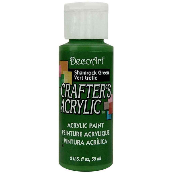 DecoArt Crafters Acrylic Paints 59ml | Shamrock Green