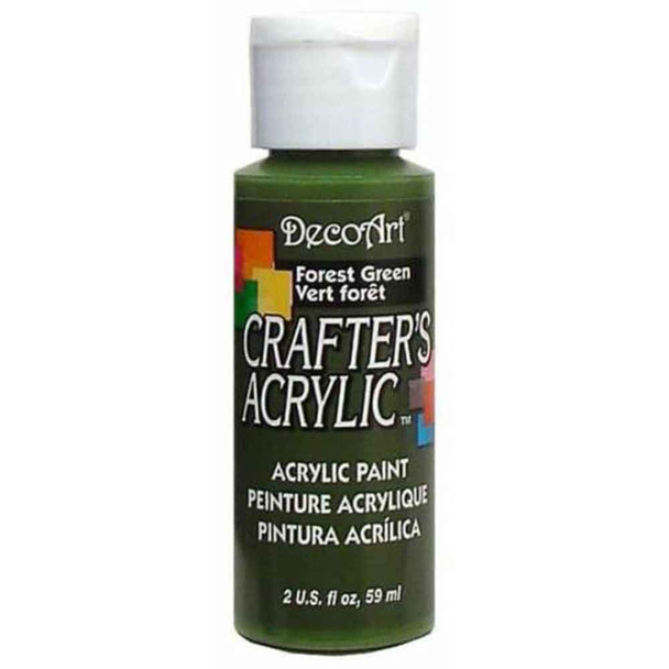 DecoArt Crafters Acrylic Paints 59ml | Forest Green