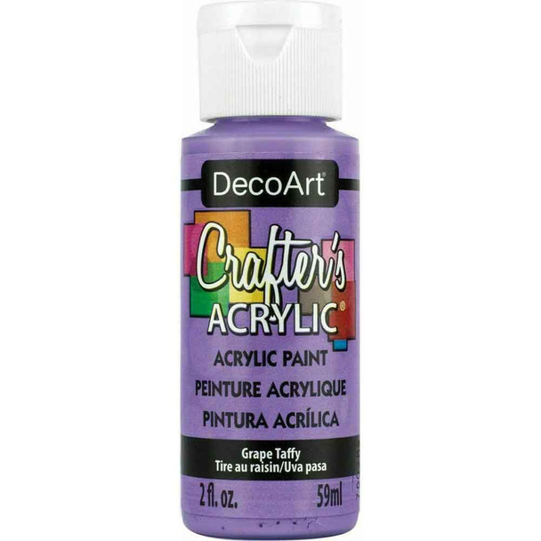 DecoArt Crafters Acrylic Paints 59ml | Grape Taffy