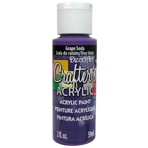 DecoArt Crafters Acrylic Paints 59ml | Grape Soda