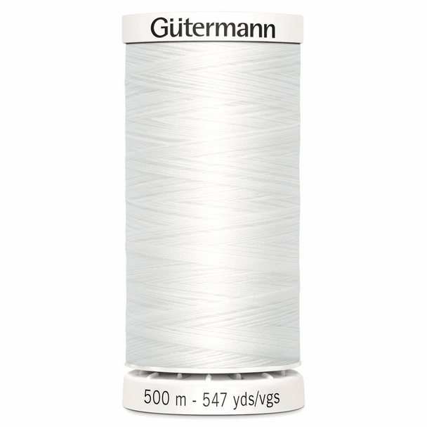  Gutermann Sew-All Polyester Thread | 500m | Various Colours - White