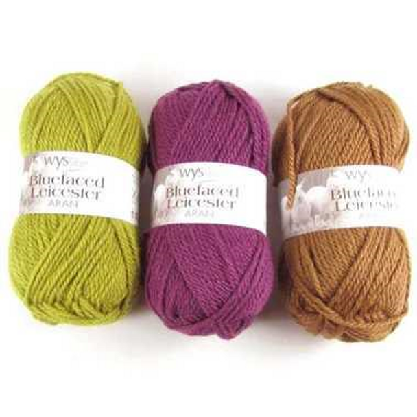 WYS Blue Faced Leicester DK 50g | Various Shades