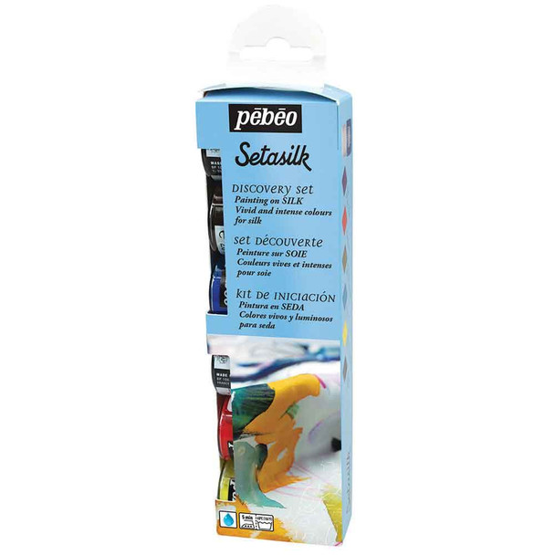 Pebeo Setasilk Silk Paint Discovery | Set 6 x 20ml