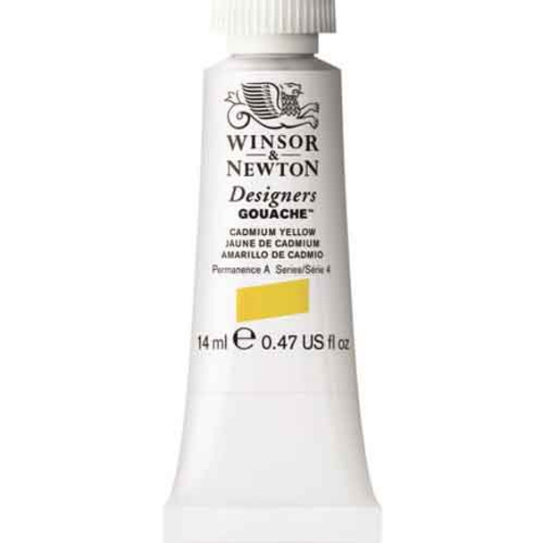 Winsor & Newton Designers Gouache 14ml Tubes | Cadmium Yellow