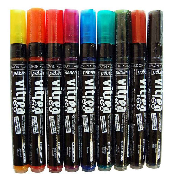 Pebeo Vitrea 160 Glossy Marker Pens | Various Colours - Main Image