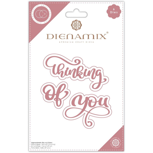 Dienamix | Craft Consortium | Thinking of you Cutting Die - Main Image