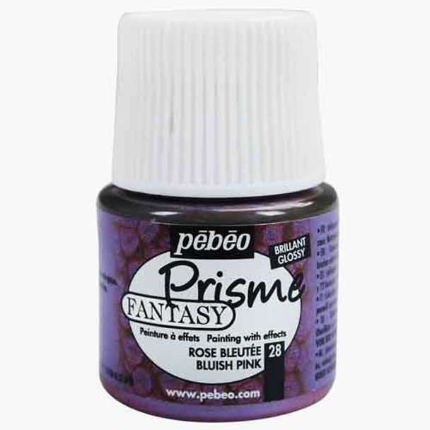  Pebeo Fantasy Prisme Multi Surface with Effects, Paint | 45ml | 28 Blush Pink