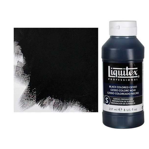 Liquitex Pro Mediums | Black Gesso | 237ml 