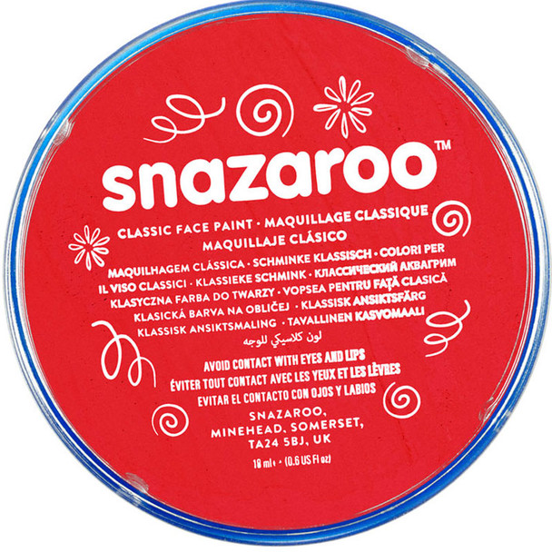 Snazaroo | Face Paint | 18ml | Bright Red
