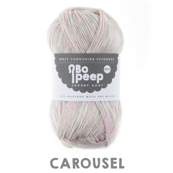 WYS Bo Peep Luxury Baby 4 ply Knitting Yarn, 50g | 836 Carousel